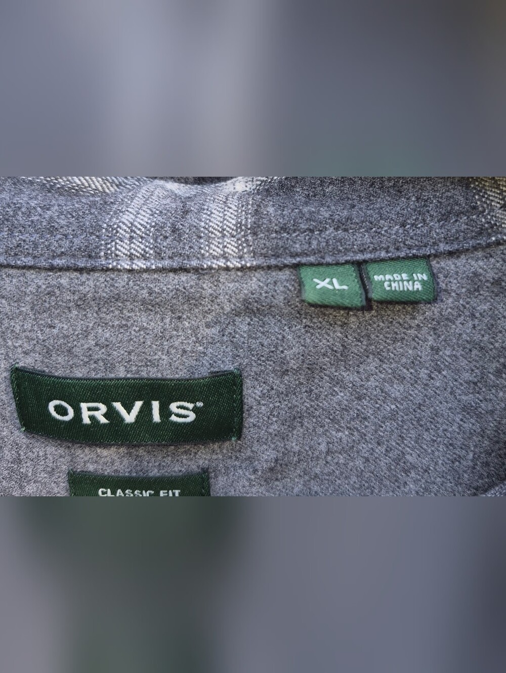 Set Of 2 Orvis Heavyweight Plaid Flannels Buttons-Down - Picture 6 of 7